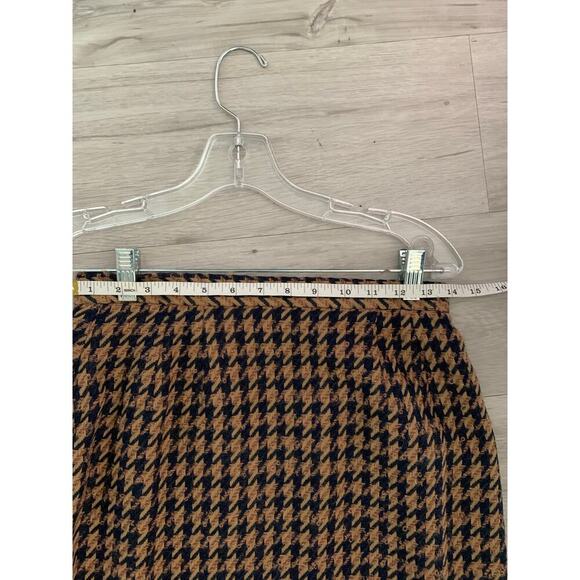 Vintage 1980 Christian Dior Herringbone Wool 2pc Set - Picture 7 of 10